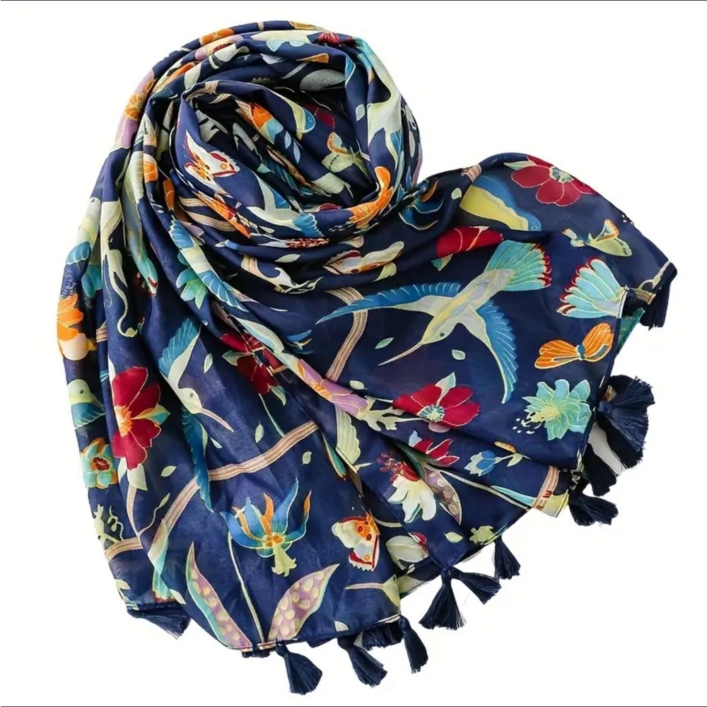 Hummingbird scarf - Picture 1 of 9